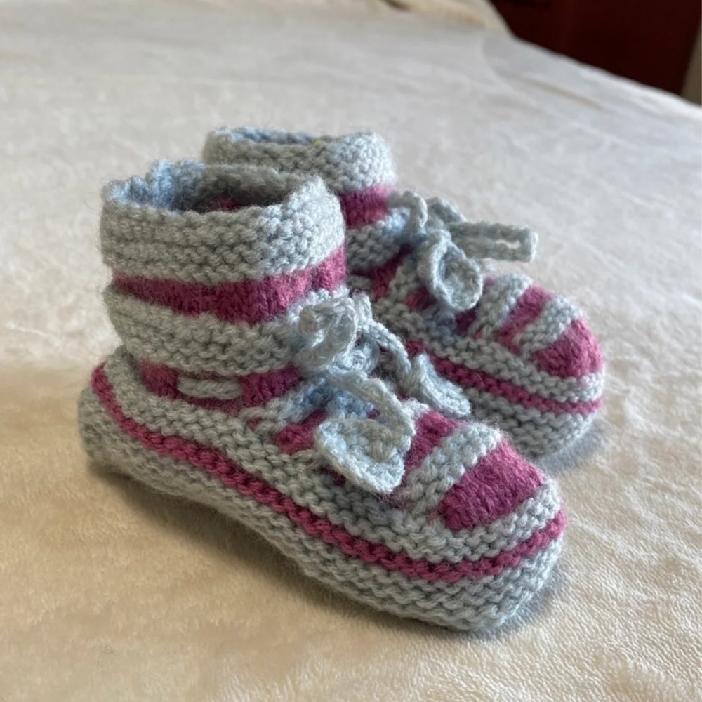 Handmade Wool Socks Baby - Picture 2 of 4